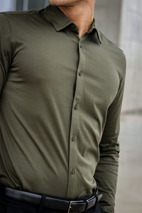 ONLY & SONS Miles LS Stretch Hemd Rosin