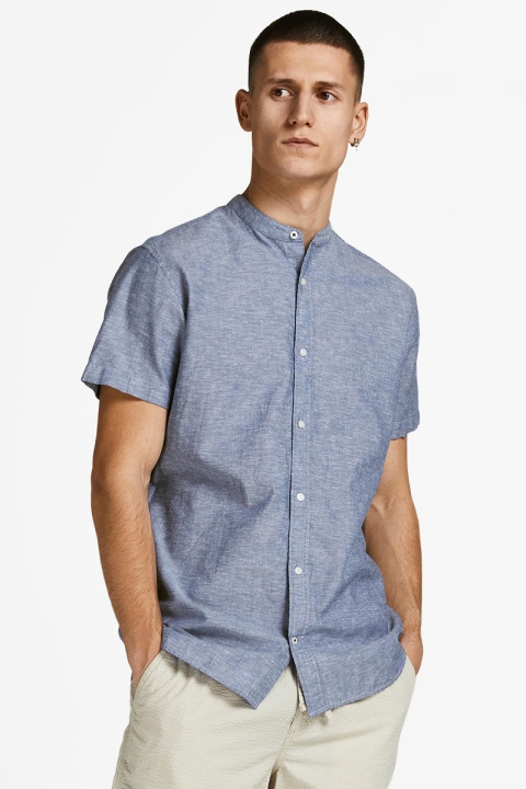 Jack & Jones SUMMER BAND Hemd S/S Faded Denim