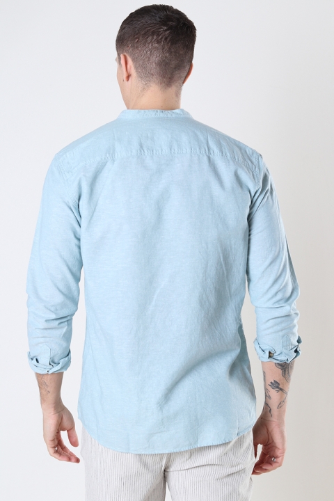 Jack & Jones SUMMER LINEN BAND Hemd L/S Bay