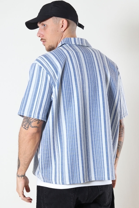 Selected Boxy Skylar SS Jersey Hemd Nautical Blue