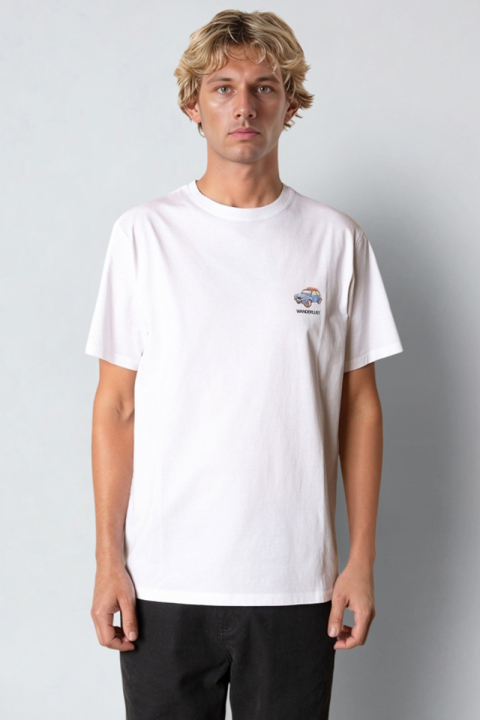 Fat Moose Wander T-Hemd White