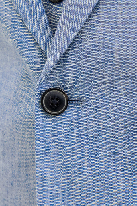 Jack & Jones Riviera Linen Blazer Nautical Blue