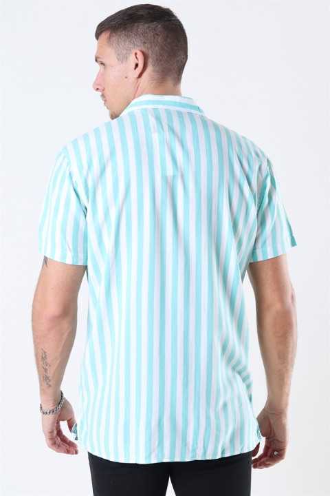 Jack and Jones Tyler Hemd SS ORG Aqua Sky