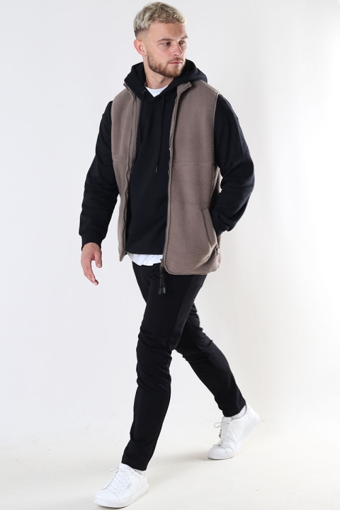 Jack & Jones JPRBLUBAKER FLEECE VEST Walnut