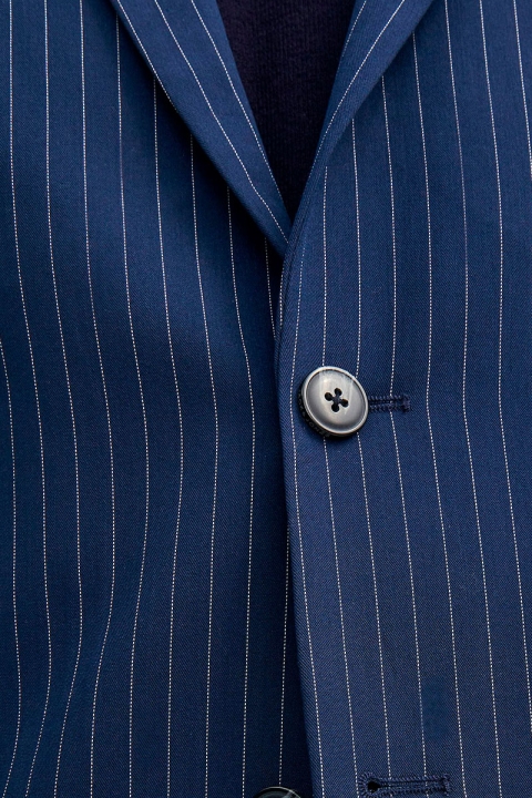Jack & Jones FRANCO PIN STRIPE ANZUG Navy Blazer