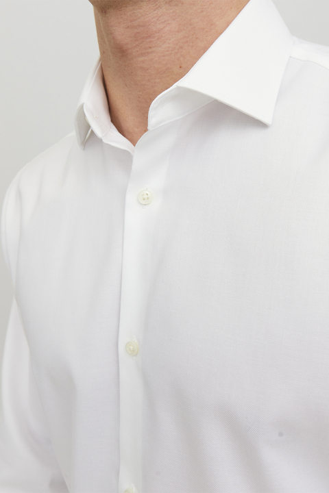 Jack & Jones Parker Wrinkle Resistant Hemd LS White