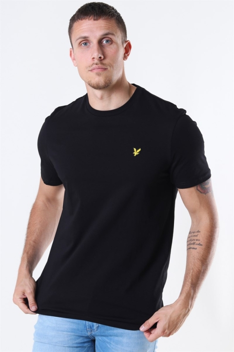 Lyle & Scott Crew Neck T-Hemd Jet Black