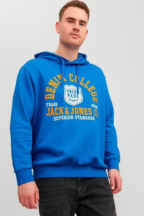 Jack & Jones LOGO SWEAT HOOD 2 COL 22/23 French Blue