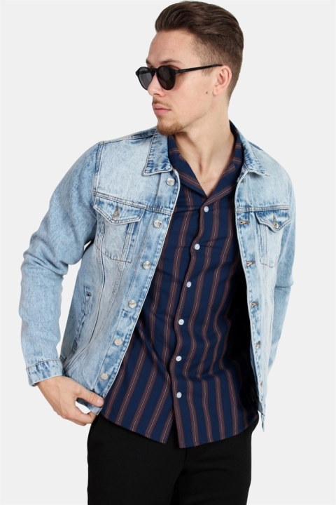 Just Junkies Rolf Very Light Blue Denim Jacke