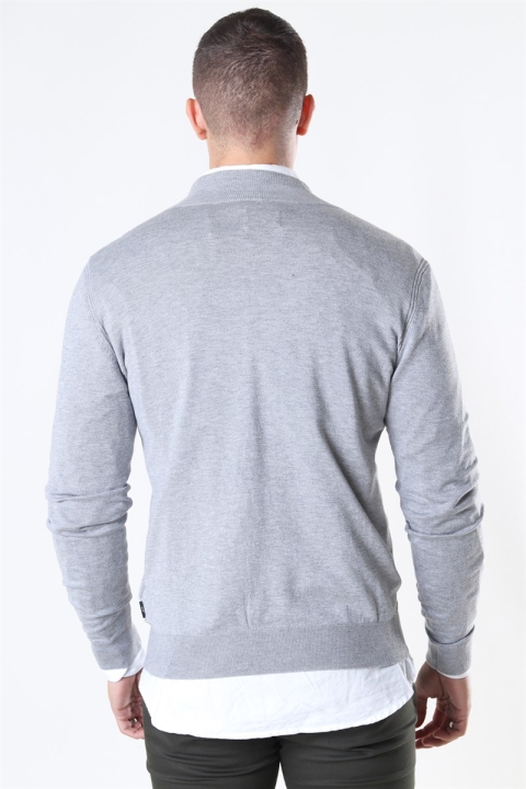 Jeff Chris Zip Stricken Light Grey Mix