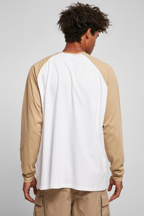 Urban Classics Organic Oversized Raglan Longsleeve White/Beige