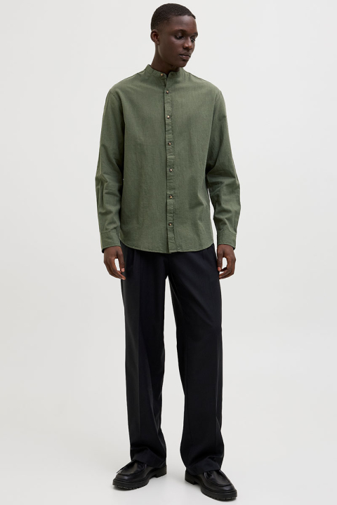 Jack & Jones Summer Band Hemd LS Beetle