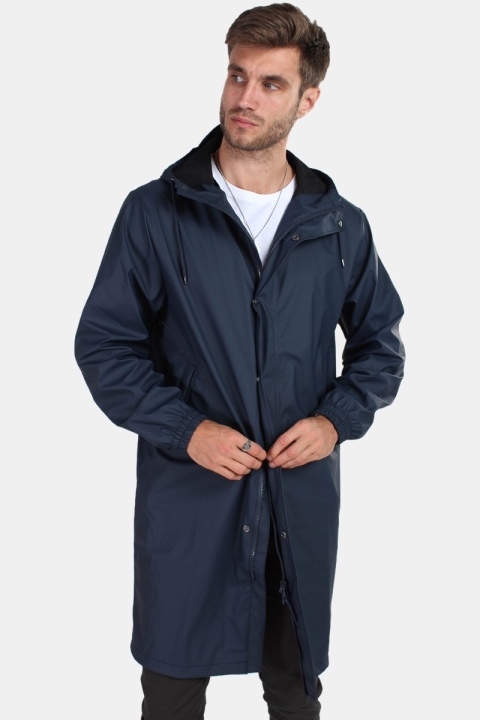 Rains Fishtail Parka RegnJacke Blue