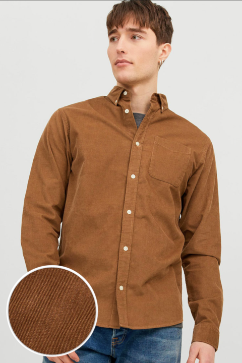 Jack & Jones Classic Cord Hemd L/S Otter