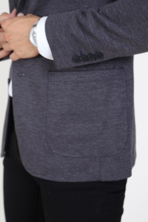 Only & Sons Elias 2B Casual Blazer Dark Grey Melange