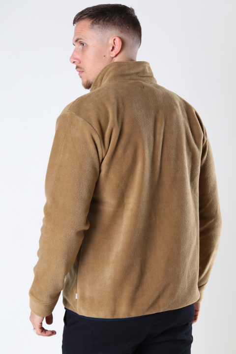 Woodbird Frinck Half-Zip Fleece Camel