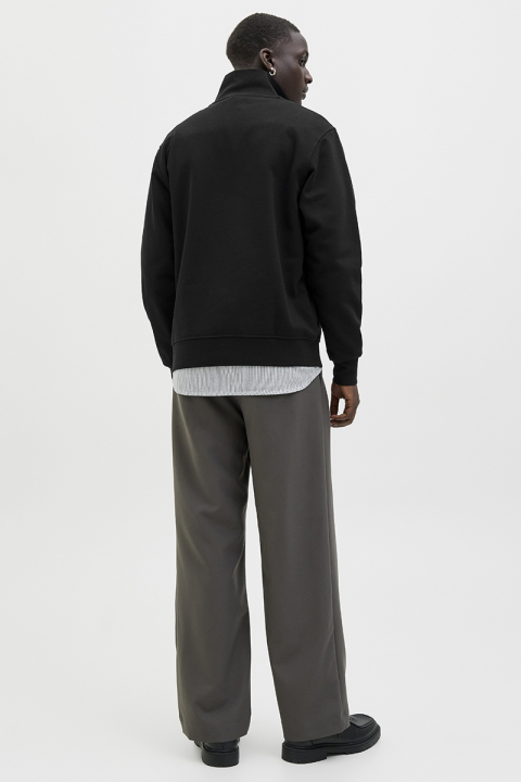 Jack & Jones Soho Sweat Half Zip Black