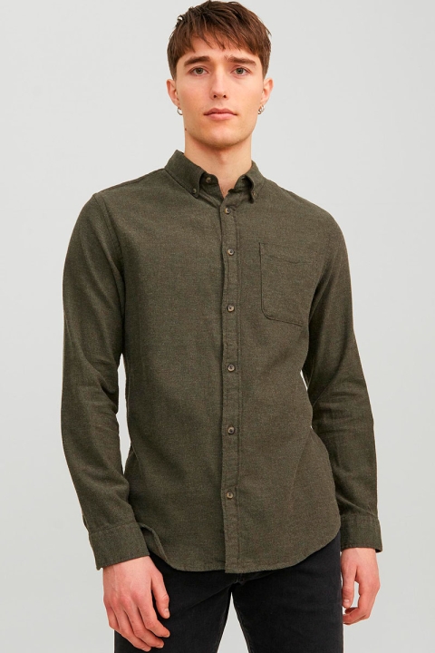Jack & Jones Classic Melange Hemd L/S Rosin