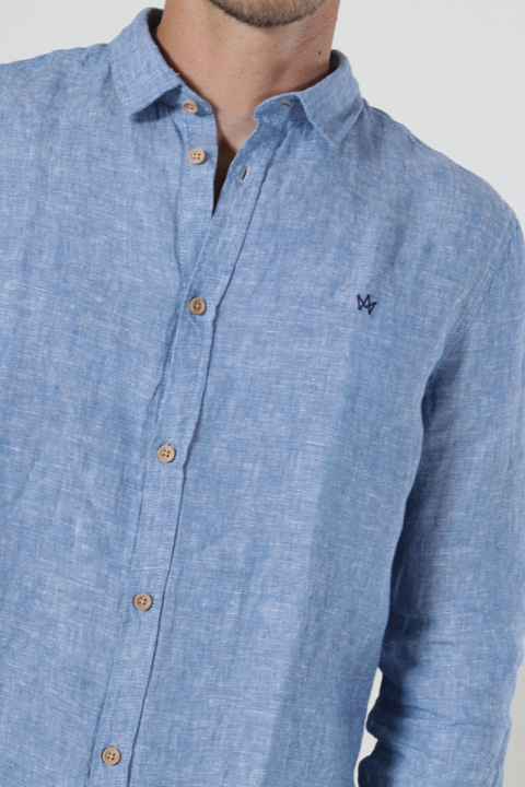 Kronstadt Ayers Ls Hemd Federal Blue