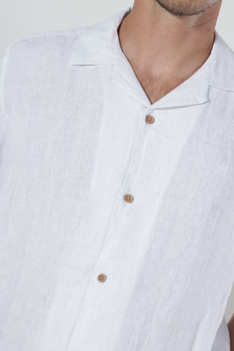 Kronstadt Ayers SS loose Hemd Off White