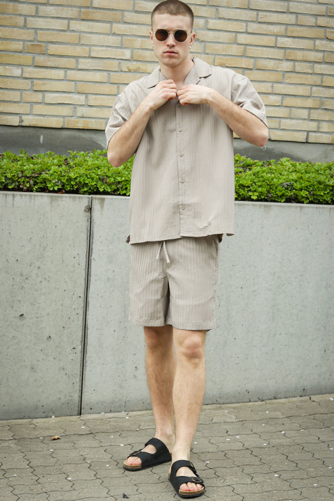 Jack & Jones Massimo Resort Hemd SS Oxford Tan