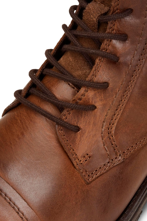 Jack & Jones RUSSEL LEATHER BOOTS Cognac