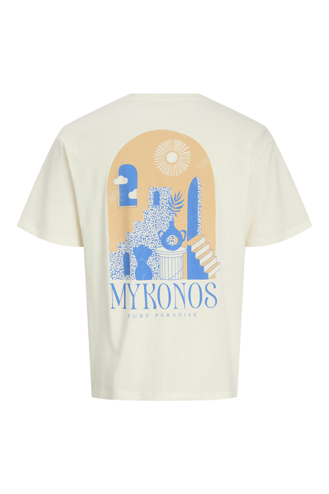 Jack & Jones Myk Relaxed Fit Tee Egret