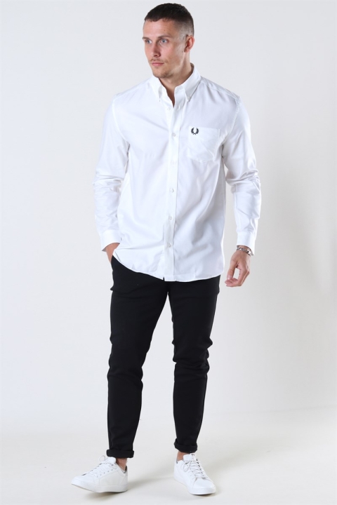 Fred Perry Oxford Hemd White