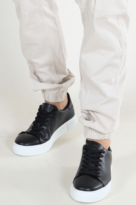 Selected SLHDAVID CHUNKY LEATHER SNEAKER NOOS Black