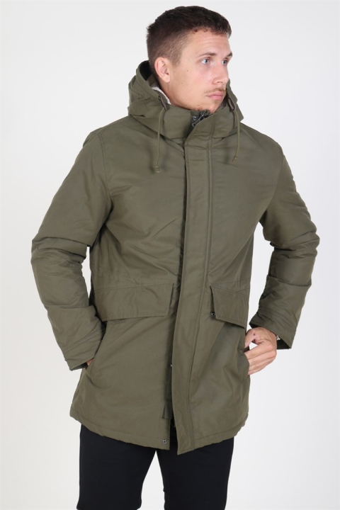 Jack & Jones Wetford Parka Jacke Olive Night