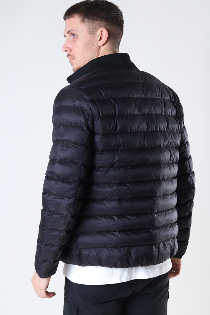 Black packable puffer jacket shop