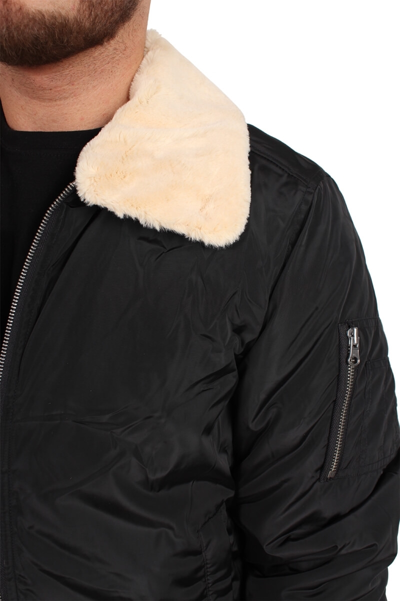 Urban classics pilot bomber jacket hotsell