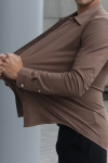 ONLY & SONS Miles LS Stretch Hemd Fossil