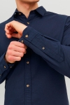 Jack & Jones Summer Linen Hemd LS Navy Blazer