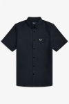 Fred Perry S/S OXFORD Hemd 608 Navy