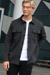 ONLY & SONS Kodyl Overshirt Dark Grey Melange