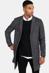 Jack and Jones JPRMorten Wollmantel STS Grey Melange