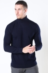 Clean Cut Copenhagen Merino Wool Roll Stricken Navy