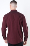 Kronstadt Johan Diego Cotton Hemd Bordeaux Mel