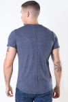 Tommy Jeans Slim Jaspe Crewneck T-Hemd Twillight Navy