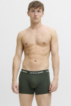 Jack & Jones Solid Trunks 5 Pack Plum Perfect Black - Duffle bag - Black - Black
