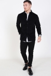 Selected Craig Cord Hemd Black