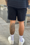 ONLY & SONS Braddock Regular Waffle Shorts Jet Black