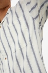 Jack & Jones JORDAVE RESORT LINEN STRIPE Hemd SS Cloud Dancer