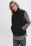 Jack & Jones Norrebro Teddy Bodywarmer Vest Black