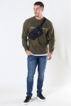 Denim Project Logo Crew Olive