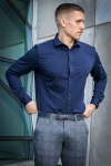 Clean Cut Copenhagen Clean Formal Stretch Hemd LS Navy