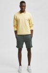 Selected SLHCOMFORT-LUTON FLEX SHORTS W NOOS Agave Green MIXED WITH BLACK