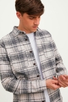 Jack & Jones LOGAN CHECK OVERSHIRT L/S Cloud Dancer