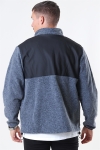 Rains Fleece Zip Puller Jacke Grey Melange